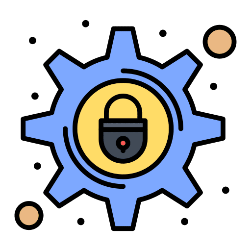 Setting security setting interface icon Setting security setting interface icon