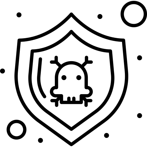 Shield secure virus shield icon Shield secure virus shield icon