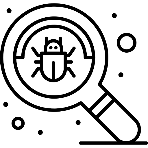 Search search online virus icon Search search online virus icon