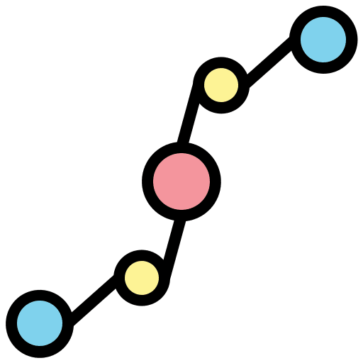 Network networking patterns interface icon