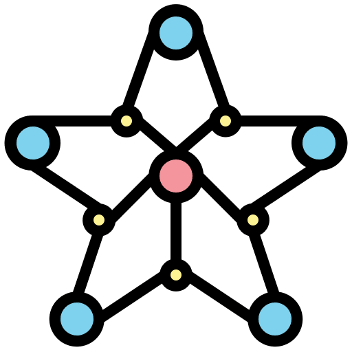 Network atom behance network interface icon Network atom behance network interface icon