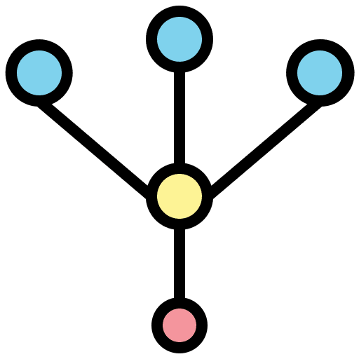Network network particle patterns icon