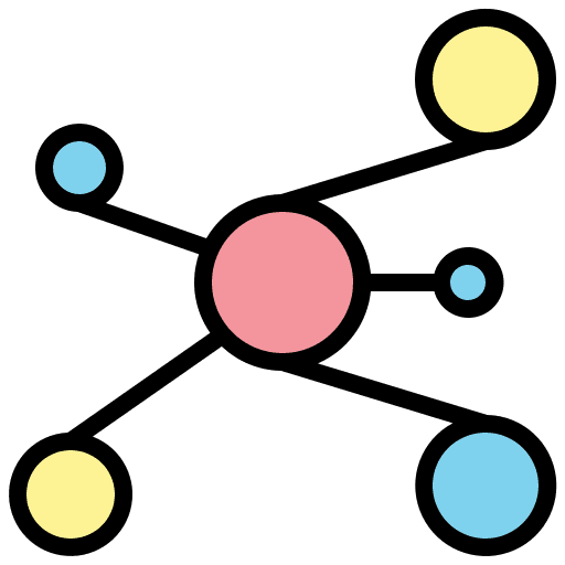 Network patterns interface connector icon Network patterns interface connector icon