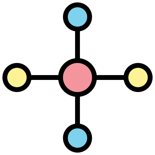 Network social network atom patterns icon Network social network atom patterns icon