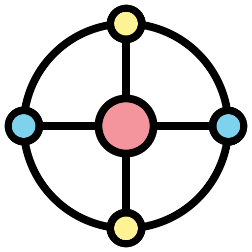 Network networking behance network atom icon Network networking behance network atom icon