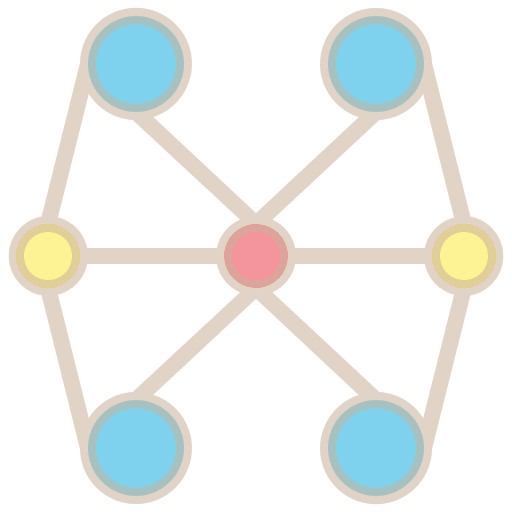 Network atom networking behance network icon Network atom networking behance network icon