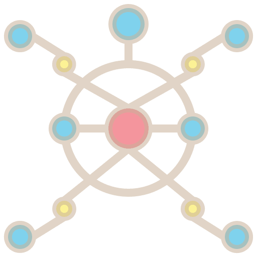 Network interface networking social network icon Network interface networking social network icon