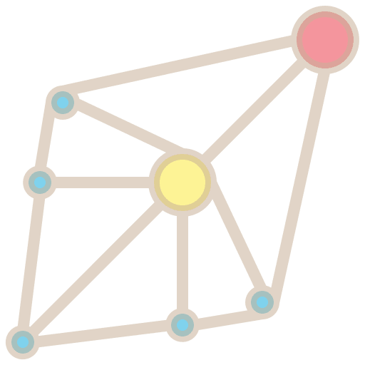 Network particle connector network icon Network particle connector network icon