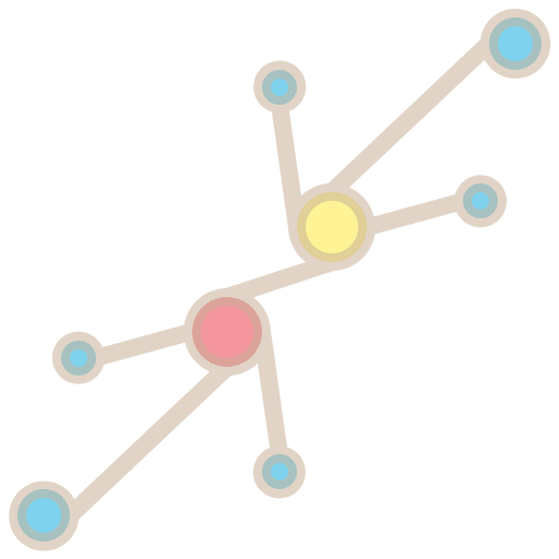 Network particle network atom icon Network particle network atom icon