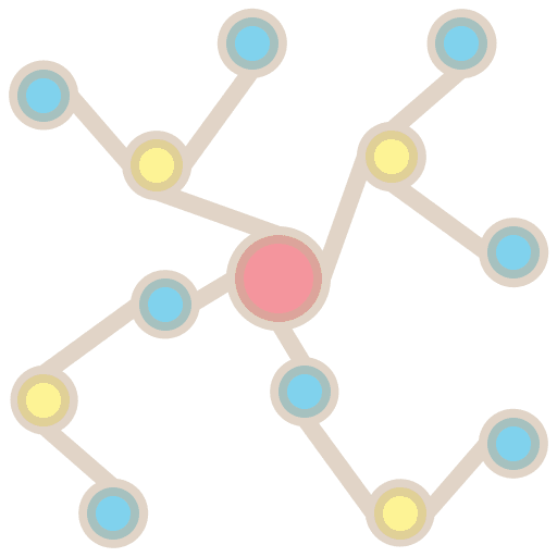 Network patterns behance network atom icon Network patterns behance network atom icon