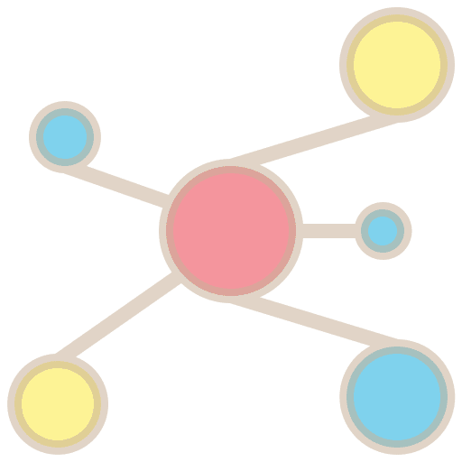 Network patterns connector particle icon Network patterns connector particle icon