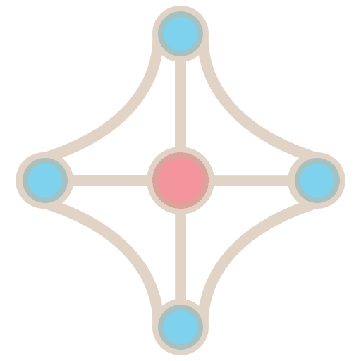 Network patterns networking particle icon Network patterns networking particle icon