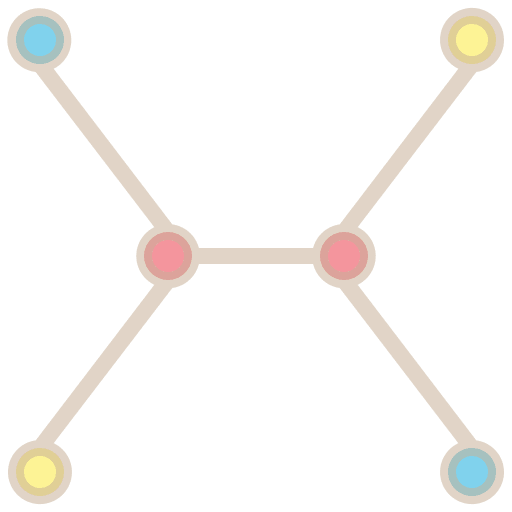 Network patterns social network particle icon Network patterns social network particle icon