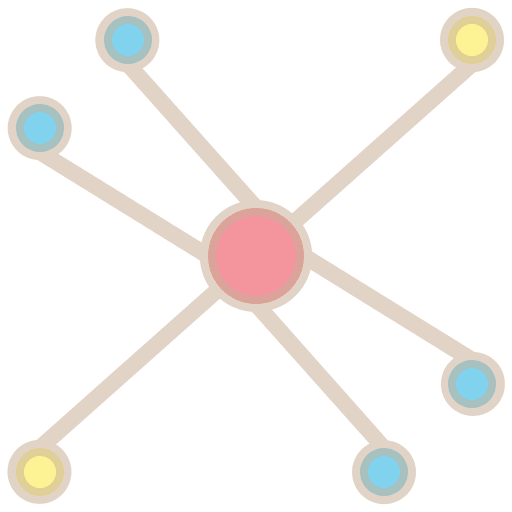 Network social network connector particle icon Network social network connector particle icon