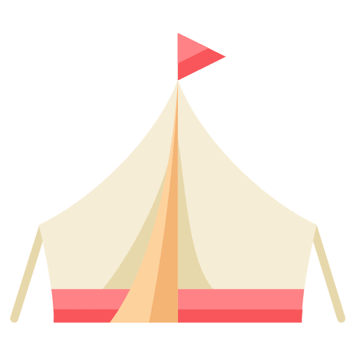 Summer camp tent holidays summer camp icon