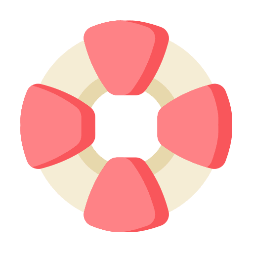 Lifeguard security swim buoy icon Lifeguard security swim buoy icon