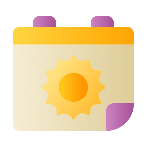 Summer time summer time time and date season icon
