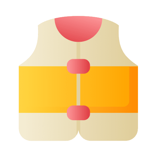 Life buoy life vest jacket security icon