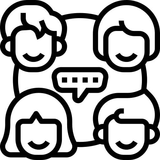 Group social networking community icon