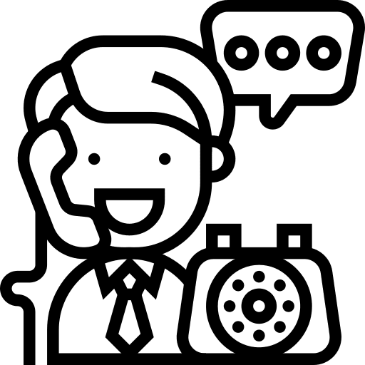Call user customer service phone call icon Call user customer service phone call icon