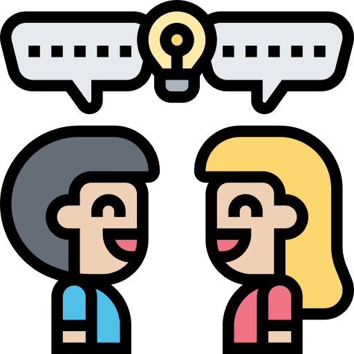 Communication interaction speak communication icon