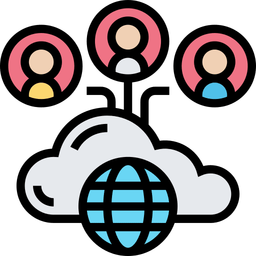 Connectivity connection community networking icon