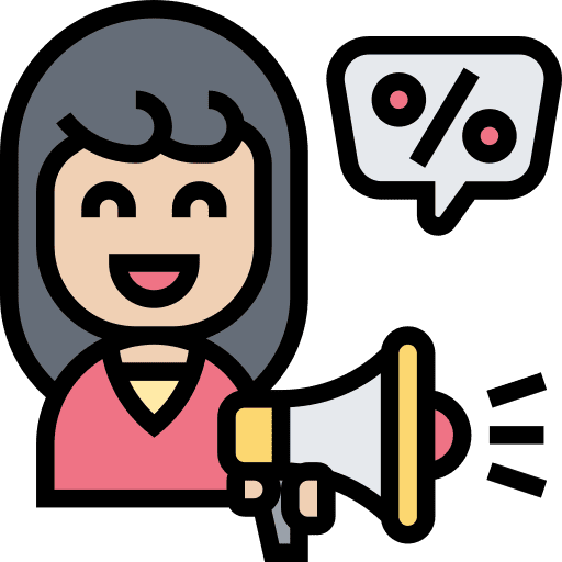 Advertising sales loudspeaker communications icon Advertising sales loudspeaker communications icon
