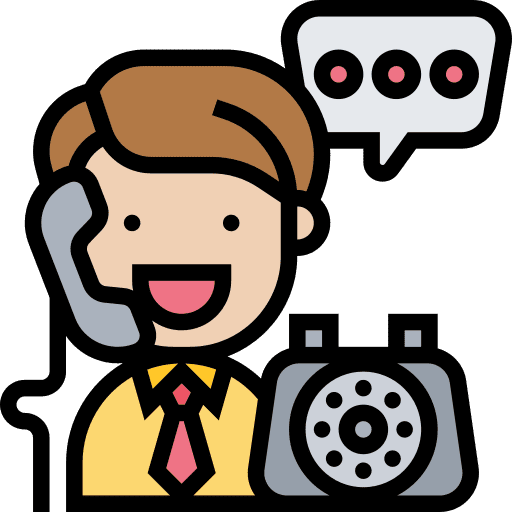 Call communications service customer service icon Call communications service customer service icon