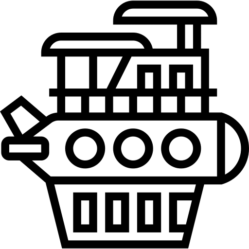 Submarine submarine nautical transportation icon