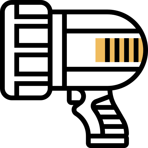 Flashlight sports and competition flashlight light beams icon