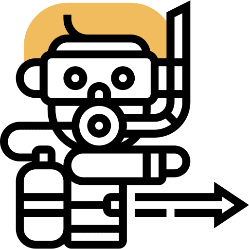 Hand signal hand signal sports and competition scuba diving icon Hand signal hand signal sports and competition scuba diving icon