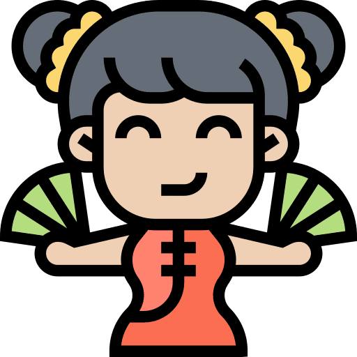 Chinese oriental protection fan icon Chinese oriental protection fan icon