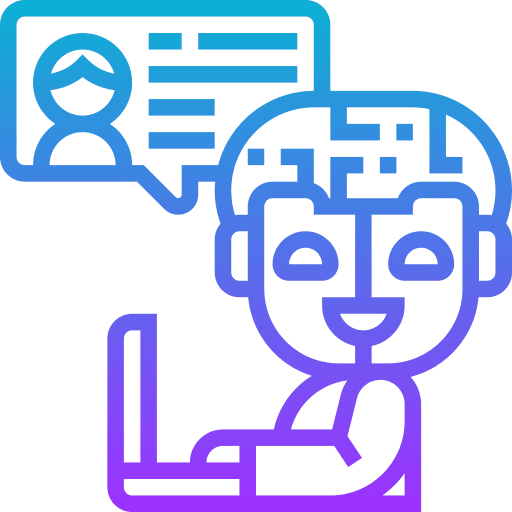 Chatbot service customer service chatbot icon Chatbot service customer service chatbot icon