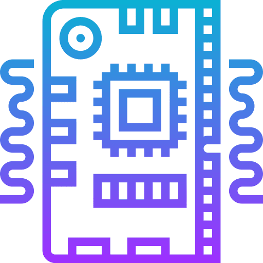 Chip computer hardware processor cpu icon Chip computer hardware processor cpu icon