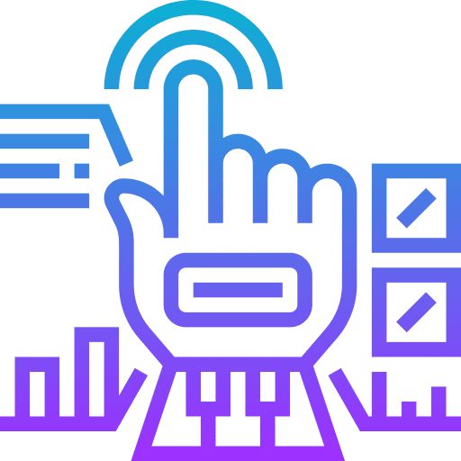 Decision innovation decision management icon