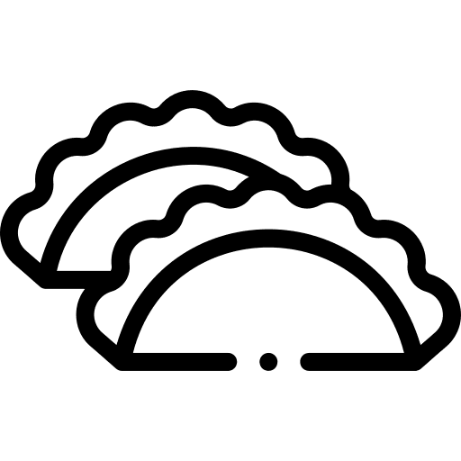 Vareniki vareniki pasta appetizer icon