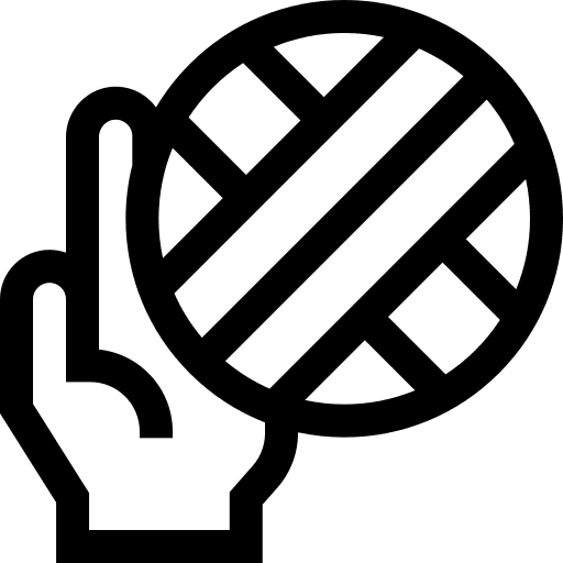 Hit hand volleyball sports and competition icon
