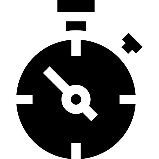 Chronometer time and date timer stopwatch icon Chronometer time and date timer stopwatch icon