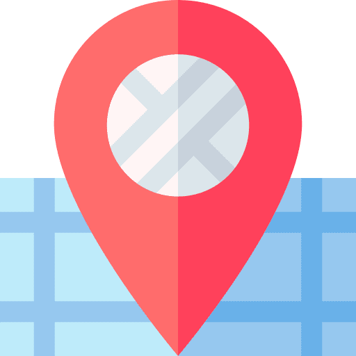 Location volleyball placeholder map pointer icon