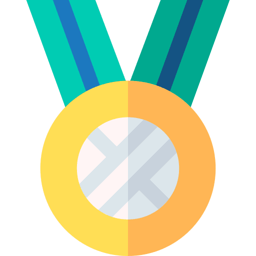 Medal volley volleyball reward icon