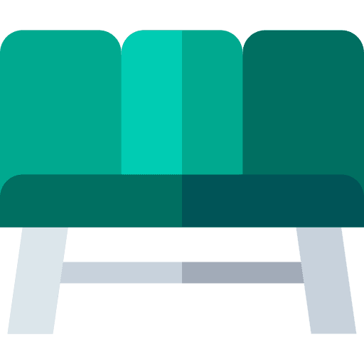 Bench volleyball bench chairs icon