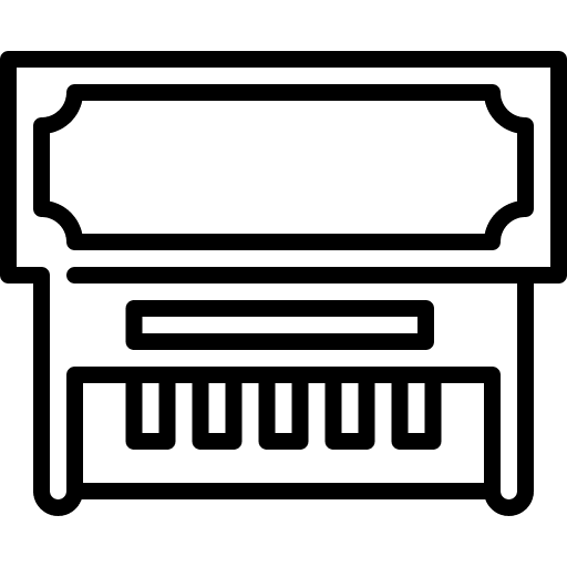 Piano organ orchestra piano icon