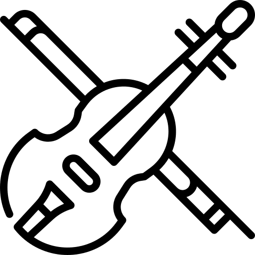 Violin fiddle violin music icon