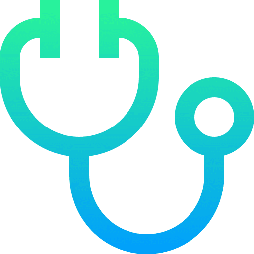 Stethoscope medical pharmacy healthcare icon