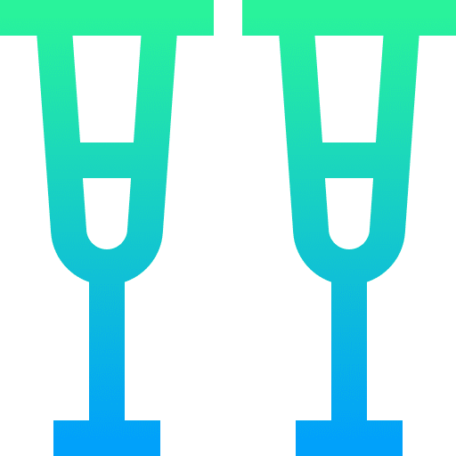 Crutches physiotherapy crutches aid icon Crutches physiotherapy crutches aid icon
