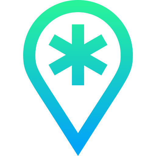 Hospital location pin location placeholder icon Hospital location pin location placeholder icon