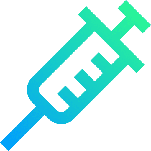 Syringe medicine dentist anesthesia icon Syringe medicine dentist anesthesia icon