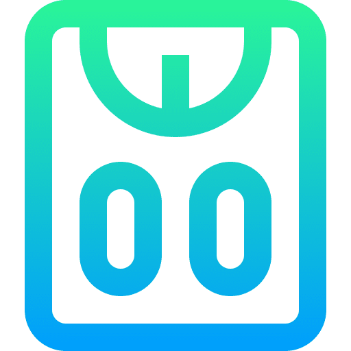 Weight scale wellness electronics balance icon Weight scale wellness electronics balance icon