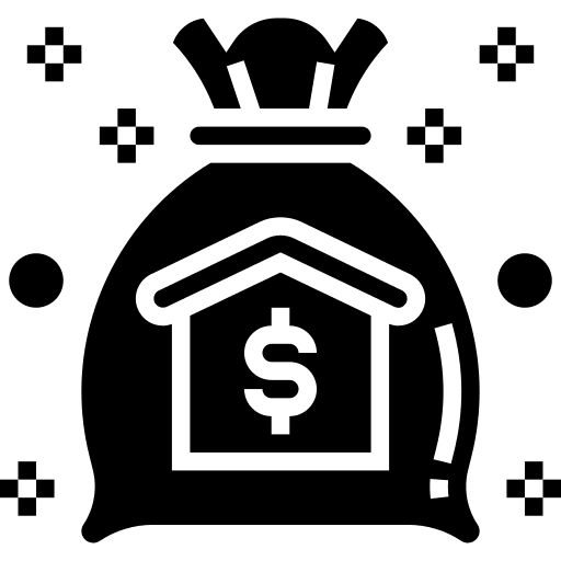 Cost expense rental house rental icon Cost expense rental house rental icon