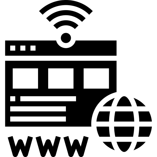 Internet website ui internet icon